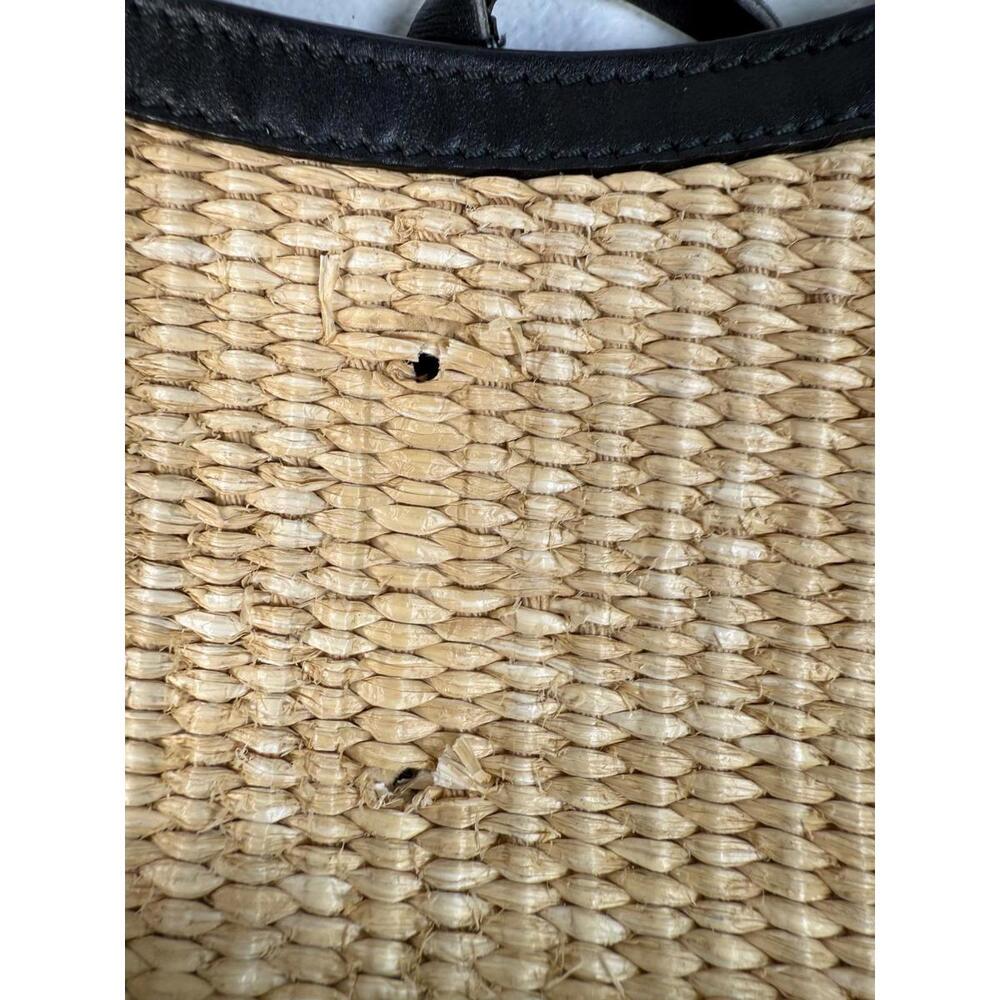 DeMellier Beige and Black Tokyo Handbag As-is Condition - Picture 8 of 15